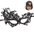 Miniatyrbild 1 av 5: Lyxig Spetsmaskerad Mask för Kvinnor