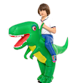 Pikkukuva 1 / 2: (Erikoistarjoukset) Puhallettava Dinosaurushahmo Puku Lasten Halloween Rekvisiitta Hauska Tyrannosaurus Rex Alien Vaatteet Jouluasu_NA