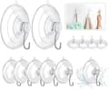 Sugproppskrokar (12-pack) - Sugproppskrokar - 4,5 cm klara sugproppar - upp till 3 kg