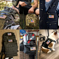 Miniatyrbillede 5 af 5: Maverick Amerikansk Flag Iron-on Sew-On Patches (11-pak)