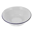 Retro Emalj Blandskål Kök Soppa Sallad Serveringsskål - Vit