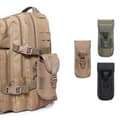 Solbriller Taktiske Briller Robust Etui med Bælteclips Khaki