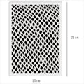 Miniatyrbilde 3 av 5: Sjablonger for maling, sjablong spraymaling sjablong