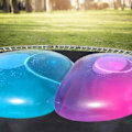 Miniatyrbild 2 av 5: Stor bubbelboll Magisk bubbelboll Transparent studsboll Uppblåsbar vattenboll Strand trädgårdboll Mjuk gummiball