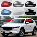 Pikkukuva 2 / 3: Auton ulkopeilin kuoren kotelo sivupeilin suojus sopii Maz-da CX5 CX-5 2017 2018 2019, helmenvalkoinen vasen red right side