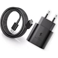 Pikkukuva 1 / 2: Pikalaturi kaikkiin Samsung-malleihin 2 m pitkällä USB-C-kaapelilla Musta