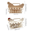 Miniatyrbilde 2 av 10: Egg oppbevaringsstativ Eggleggingsstativ BRUN Brown