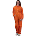 Pikkukuva 5 / 5: Vankilapuku | Oranssi vankilavanki Halloween-asu Unisex vankila rikollinen