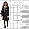 Miniatyrbild 4 av 4: 3-14 år Barn Tonåringar Pojkar Flickor Harry Potter Hermione Granger Gryffindor Cosplay Uniform Dräkter Outfit Set Presenter 3-4 År Pojke