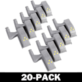 Pikkukuva 1 / 7: Automaattinen kaapin valaistus LED-lamppu saranalle - Perfet 20-Pack