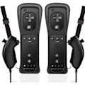 Miniatyrbilde 1 av 5: 2 stk 2-i-1 fjernkontroll for Wii med Motion Plus og Nunchuck