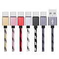 Miniatyrbilde 1 av 3: (Spesialkampanje) 2 Meter - USB-C Hurtiglader / Kabel - Velg Farge! Hvit Hvit Hvit Vit White