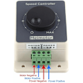 Miniatyrbild 4 av 4: 12V motorvarvtalsregulator, PWM-motorvarvtalsregulator pulsbreddsmodulator DC10-60V 20A vattentätt skal
