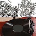 Pikkukuva 5 / 5: Fonografi Levy soitin Kaksoisliikkuva magneetti Stereo vinyylilevy soitin Stylus Neula
