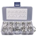 72 st 250V 0.5A-30A Glasrör Sorterad 6X30Mm Elektrisk Säkringssats