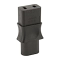 Miniatyrbild 2 av 5: IEC320 C8 till IEC320 C9 Adapter C8 Hane till C9 Hona Strömkonverteringskontakt AC 250V 6A 1500W