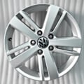 Pikkukuva 2 / 2: 4 kpl - Volkswagen VW Pyörännavan Kapselit - Auto Hopea
