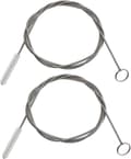 2-pack 152 cm lång piprensare flexibel rörrengöringsborste kylskåpsrengöring