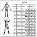Miniatyrbilde 5 av 5: Halloween Fancy Costume The Rake Morphsuit Gutterunger Jenter Creepypasta 180 yards