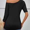 Pikkukuva 5 / 5: 80-luvun 90-luvun asu naisille, T-paita, säärystimet, mekko, korvakorut, rannekorut, käsineet Musta Black XL Black