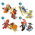 Miniatyrbillede 4 af 4: 48 Phantom Ninja Minifigurer Vs. Basilisk Med Våben Børns Uddannelsesmæssige Samling Byggesten Legetøj