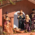 Miniatyrbild 2 av 2: Gos - Julkrubba Prydnader Jesus Juldekorationer Krubba Hus Festliga Hem Prydnader