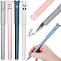 4-pakning - Utslettbare kulepenner - Penner - Dyr multicolor