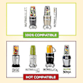 Miniatyrbillede 2 af 3: 2-pak Erstatningskopper til Nutribullet 24 oz