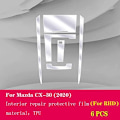 Miniatyrbild 3 av 5: Bil Interiör Mittkonsol Transparent TPU Skyddsfilm Navigationstillbehör, Passar Mazda CX-30 2020-2023 Style a Forrhd