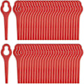 Miniatyrbilde 1 av 5: 50 stk. blader kompatible med Ferrex Aldi Far 20-i kanttrimmer, erstatningsblader for Ferrex trådløs kanttrimmer Fk