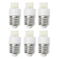6 stk. Lyspære Adapter Lampesokkel Konverter Lampeholder Adapter (e27 Til G9)