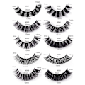 Miniatyrbild 3 av 5: 4 par lösögonfransar Ryska Strip Lashes 4010 4010 4010 4010
