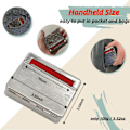 Miniatyrbillede 3 af 5: Rullemaskine Metal Rød Væv Automatisk Cigaret Tobak Rulle