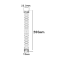 Miniatyrbillede 4 af 5: Til Fitbit Charge 5 Tre-perler Rustfrit Stål Urrem TET Sort