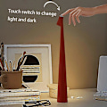 Miniatyrbillede 2 af 4: Ledningsfri Bordlampe, Genopladelig LED Skrivebordslampe til Indendørs og Udendørs Brug 45*5.5cm 45*5.5cm grey