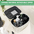 Miniatyrbillede 4 af 5: Vandtæt makeuptaske, bomulds toilettaske, stor toilettaske, sød makeuptaske, vasketøjstaske til kvinder og piger
