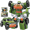 Miniatyrbillede 1 af 2: (Særtilbud) Mini Tobot Transformer Robot Legetøj Korea Tegneserie Brødre Anime Tobot Deformation Bil Fly Legetøj [HK]