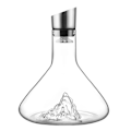 Miniatyrbillede 1 af 5: Rødvinskaraffel, Rødvin, Karaffel Founder med Indbygget Ventil, 1200ml Filter