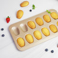 Miniatyrbillede 3 af 6: Fransk Brød Bageform Madeleine Kage Non-Stick Bageform 12 Ens Kage Brød Bageværktøjer