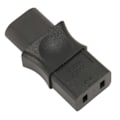 Pikkukuva 1 / 5: IEC320 C8 - IEC320 C9 -sovitin C8 uros - C9 naaras Virtamuuntokytkin AC 250V 6A 1500W