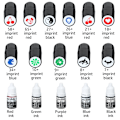 Miniatyrbillede 2 af 2: (Specialtilbud) Golfboldstempel Golfstempel Markør 8+ AFTTRYK SORT