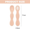 Miniatyrbild 3 av 5: 3-pack babyskedar i silikon, mjuka skedar CDQ
