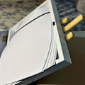 Miniatyrbilde 5 av 5: My Little Davinci Trebilde Ramme i Tre med 20 Ark - Perfekt for Barnekunst white