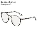 -1.0~-4.0 Myopia-lasit LEOPARD PRINT VAHVUUS 1.50 leopardikuvio leopardikuvio leopardikuvio Strength 1.50-Strength 1.50 leopard print