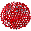 Pikkukuva 1 / 4: 8000 kpl Siam Punainen Hotfix Strassi askarteluun, SS6, 1,9-2,1 mm Siam Siam SS6 Siam