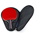 Miniatyrbild 4 av 5: Bordtennisracketfodral, Vattentätt Dragkedjefodral Bordtennisfodral Tennisracket Hårt Fodral för Pingis Svart
