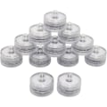 Miniatyrbilde 2 av 5: 12 LED-telys med timer, elektrisk flimrende batteri