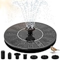 Miniatyrbild 1 av 5: Lågpriskampanj! Fontän - Solfontän / Vattenfunktion Fontän Solcell - 16 cm Svart Svart Svart Sv Diameter 16cm