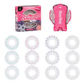 Glittrande Bling Diamant Hårglitter, Häftapparat 1 nail drill + 12 sticks 180 drills