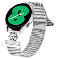 Miniatyrbillede 3 af 5: Type A Garmin Fenix 6S Milanese rem, blomstermønster, rustfrit stål, magnetisk mesh-urrem